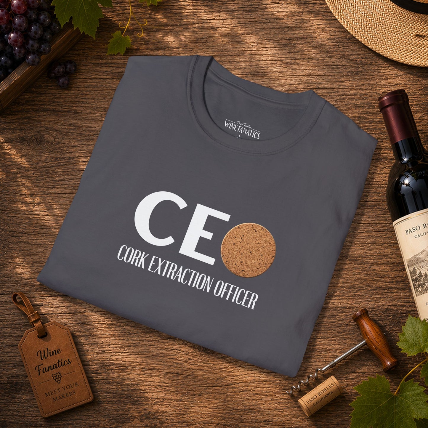 CEO Cork Extraction Officer Unisex Softstyle T-Shirt