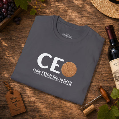 CEO Cork Extraction Officer Unisex Softstyle T-Shirt