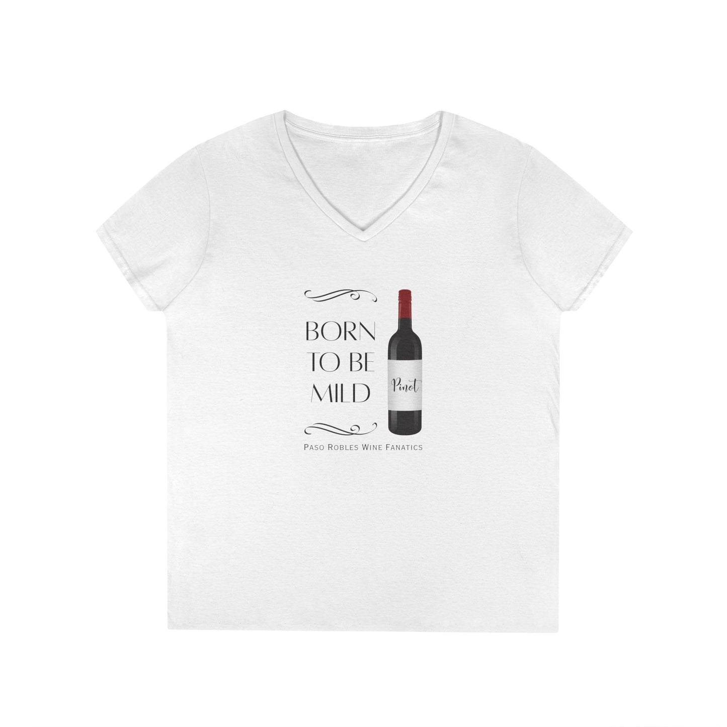 Born To Be Mild Ladies V-Neck Tee