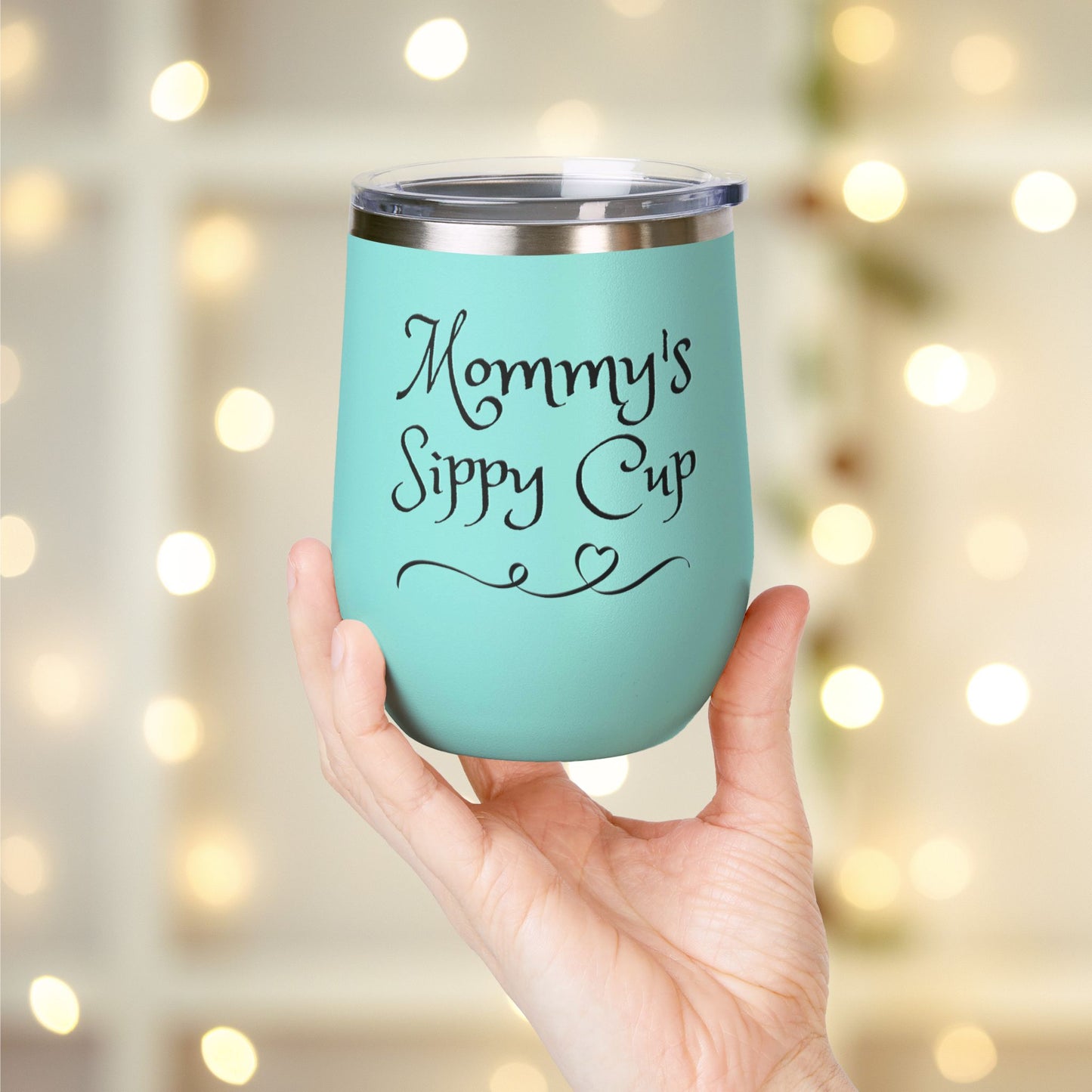Mommy's Sippy Cup Personalized Wine Tumbler