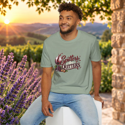 Spitters Are Quitters Crewneck T-Shirt