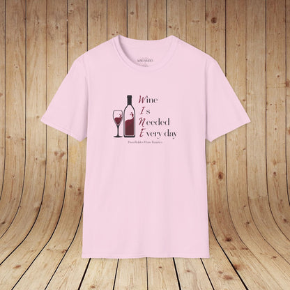 WINE Is Needed Everyday Unisex Softstyle T-Shirt