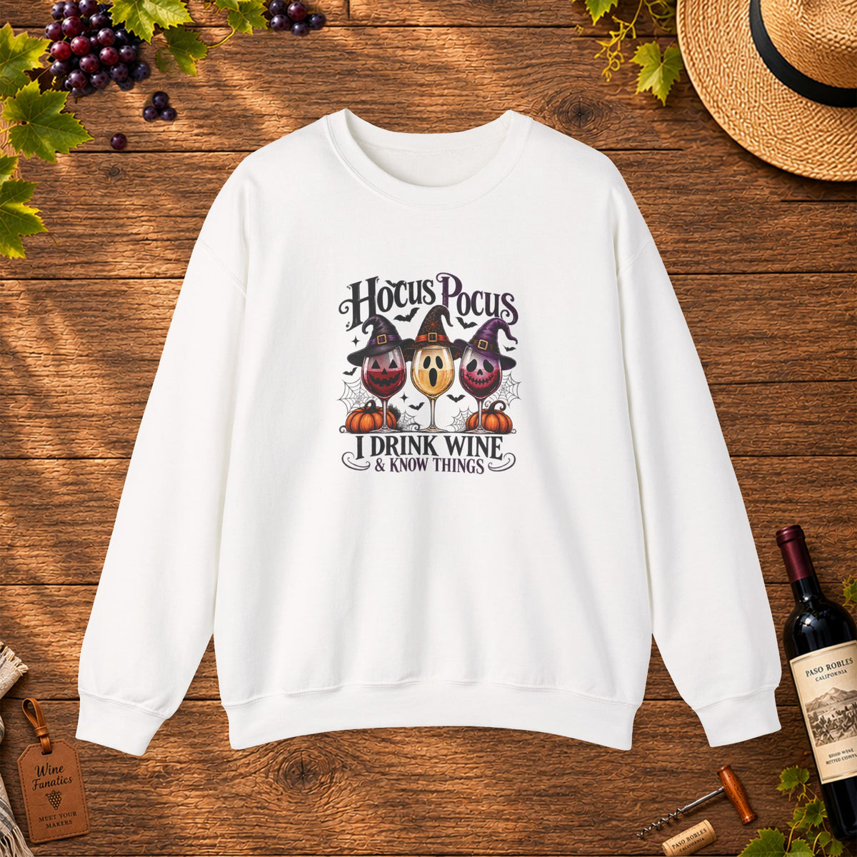Hocus Pocus I Drink Wine & Know Things Sweatshirt