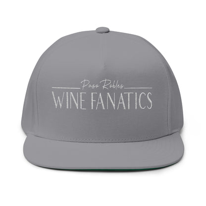Paso Robles Wine Fanatics Embroidered Flat Bill Cap