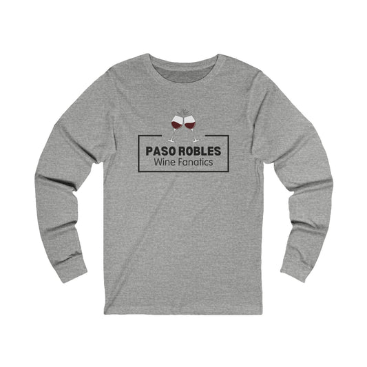 Paso Robles Wine Fanatics Logo Unisex Long Sleeve Tee