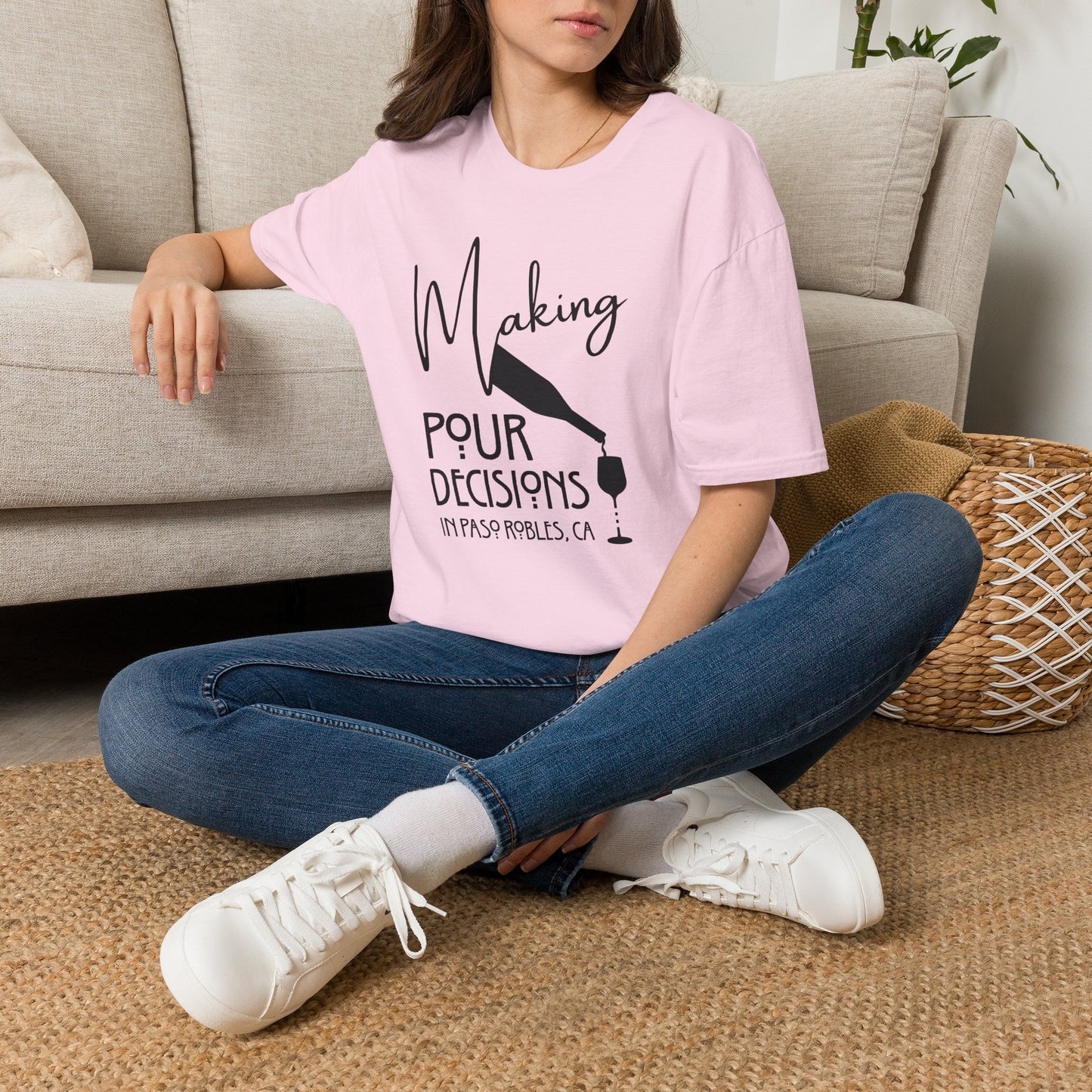 Paso Robles - Making Pour Decisions Crewneck Tee