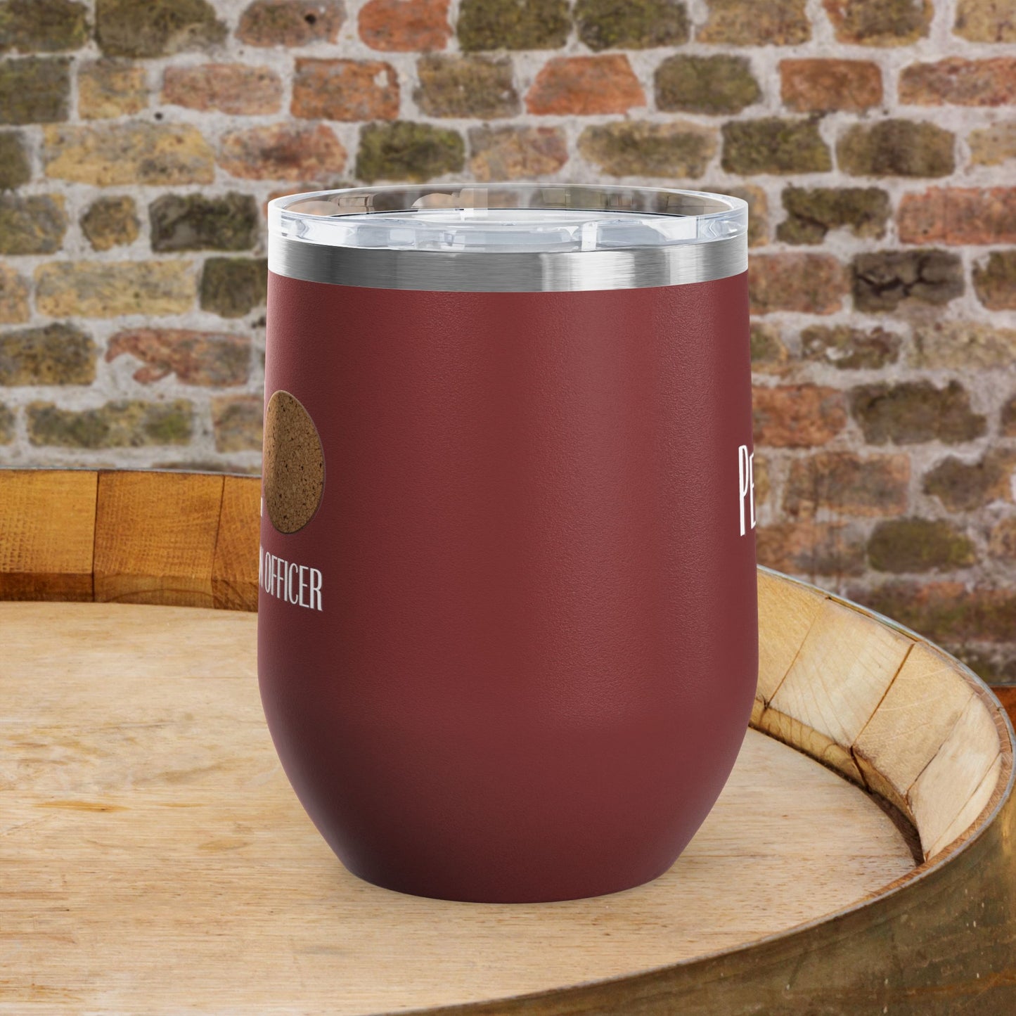 CEO Cork Extraction Officer Personalized 12oz Wine Tumbler