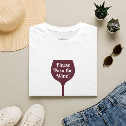 Please Paso The Wine Crewneck Tee