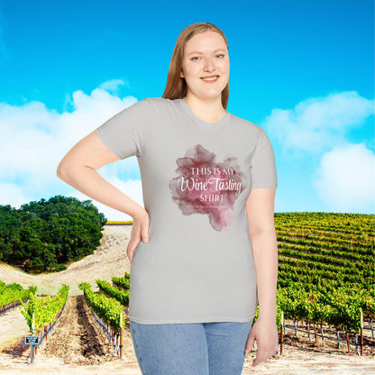 This Is My Wine Tasting Shirt (stain) Unisex Softstyle T-Shirt