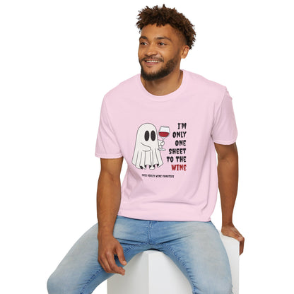 One Sheet To The Wine Unisex Softstyle T-Shirt