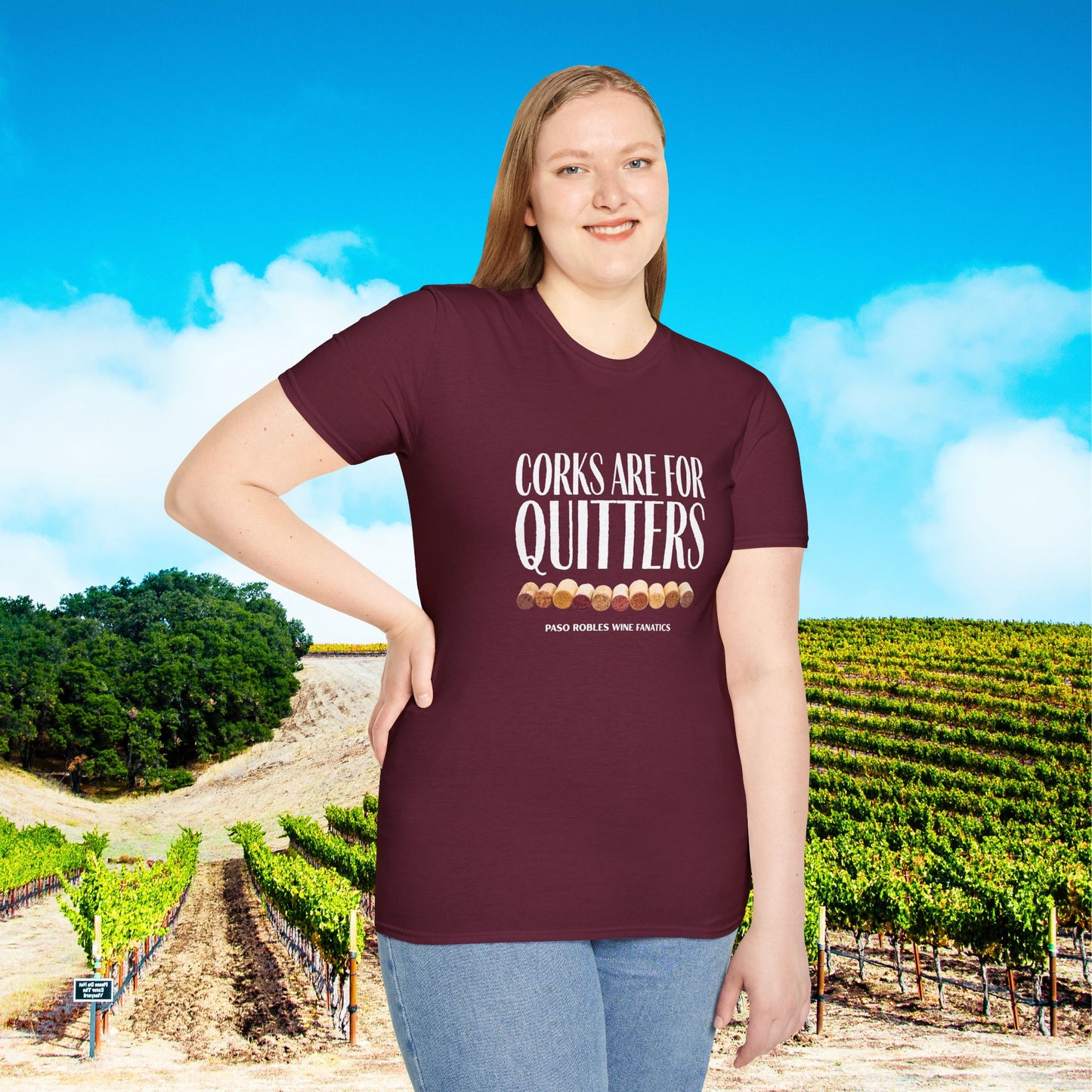 Corks Are For Quitters Unisex Softstyle T-Shirt