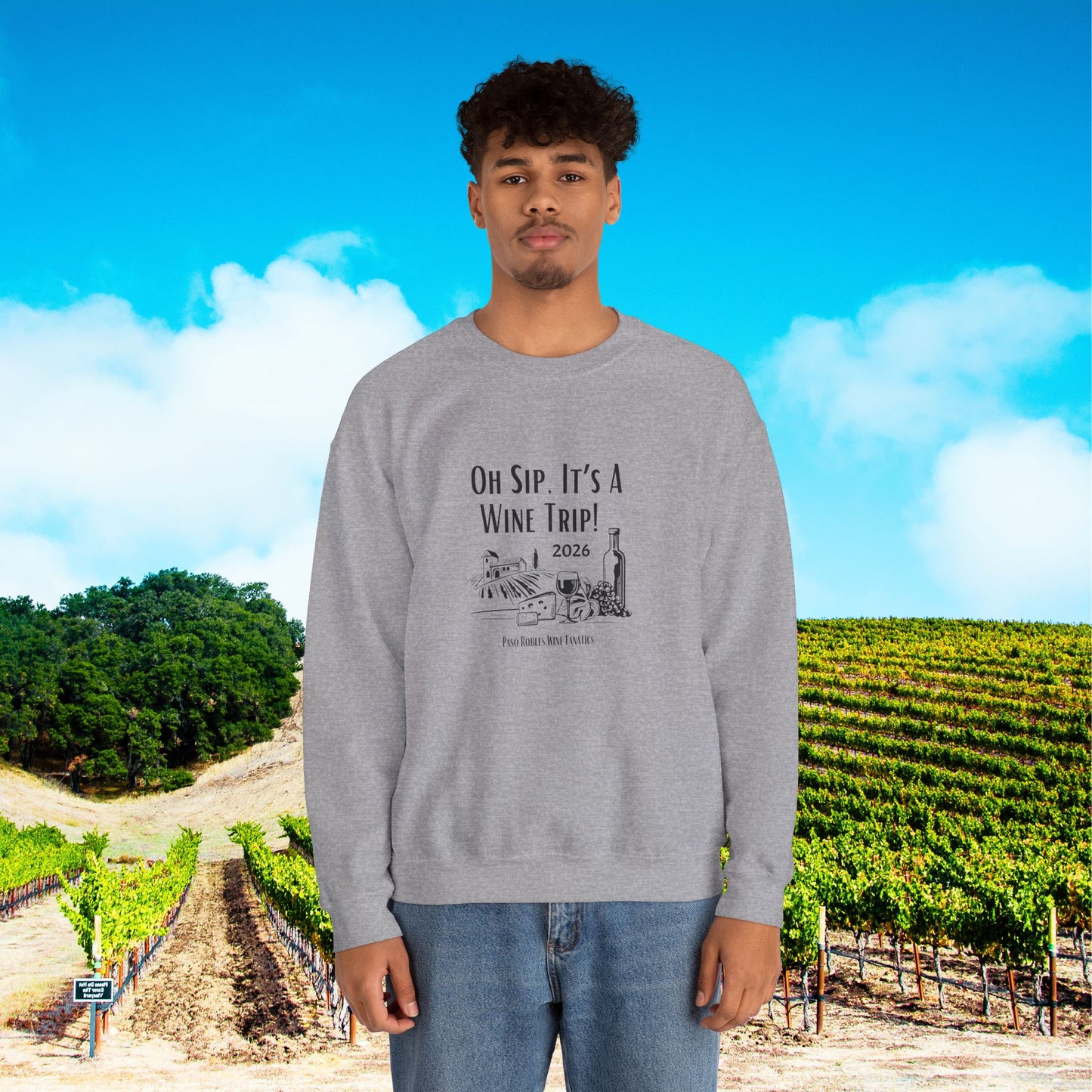 Oh Sip It's A Wine Trip Sweatshirt