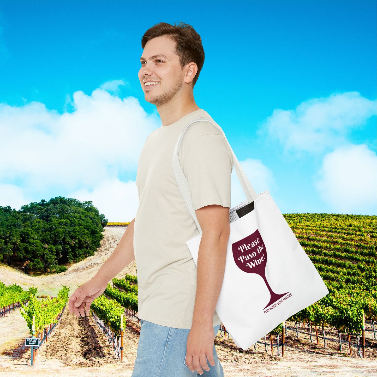 Please Paso The Wine Tote Bag