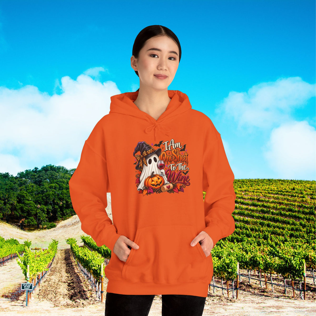 I Am One Sheet To The Wine Hoodie