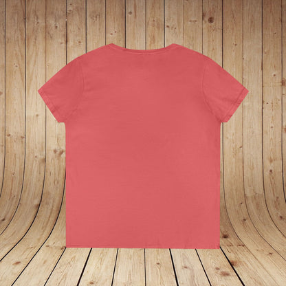 Paso Robles Wine Fanatics Logo Ladies V-Neck Tee