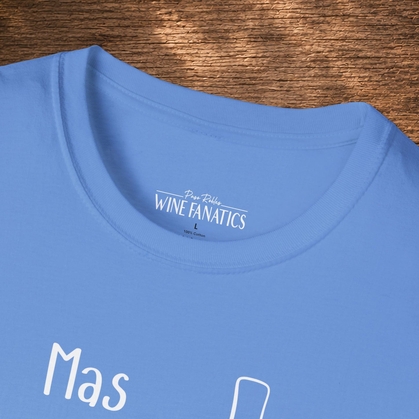Mas Vino Por Favor Crewneck Tee