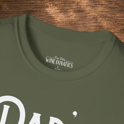Dad's Reason To Wine Personalized Crew Neck T-Shirt