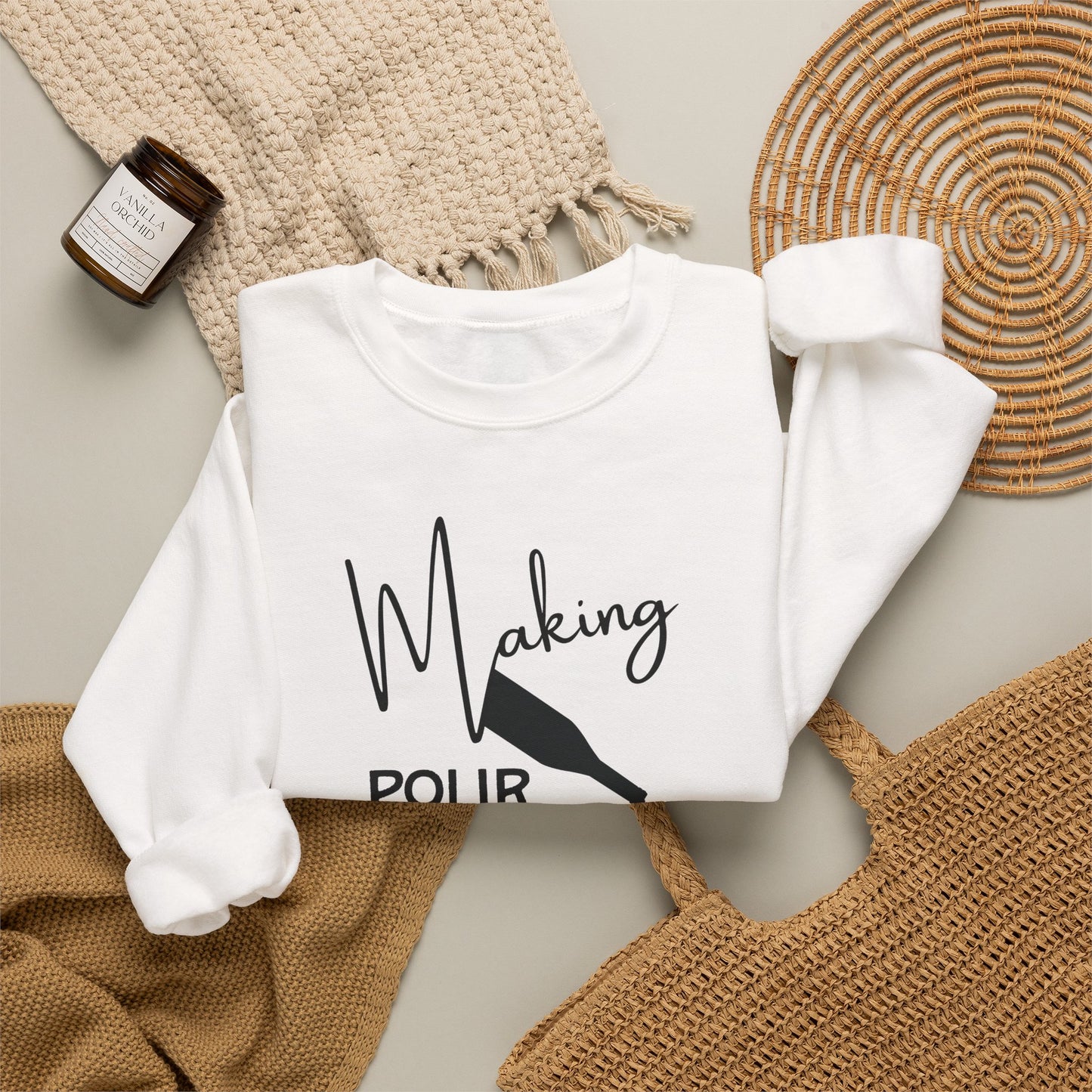 Making Pour Decisions in Paso Robles, CA Sweatshirt