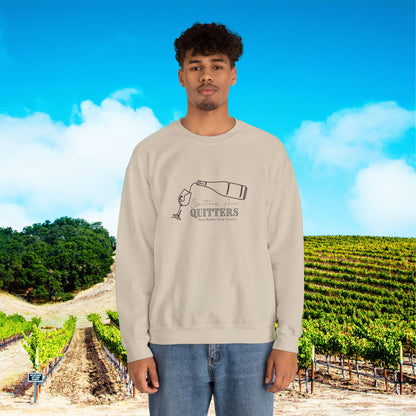 Spitters are Quitters Wine Sweatshirt