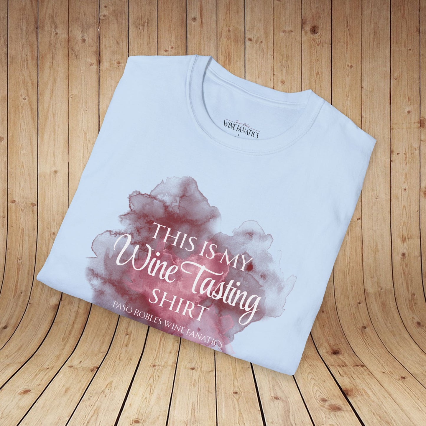 This Is My Wine Tasting Shirt (stain) Unisex Softstyle T-Shirt