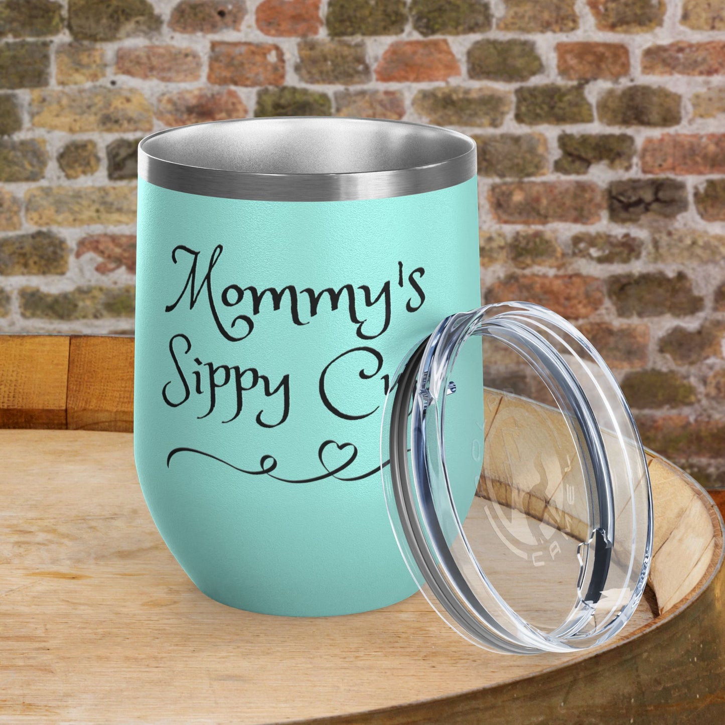 Mommy's Sippy Cup Personalized Wine Tumbler