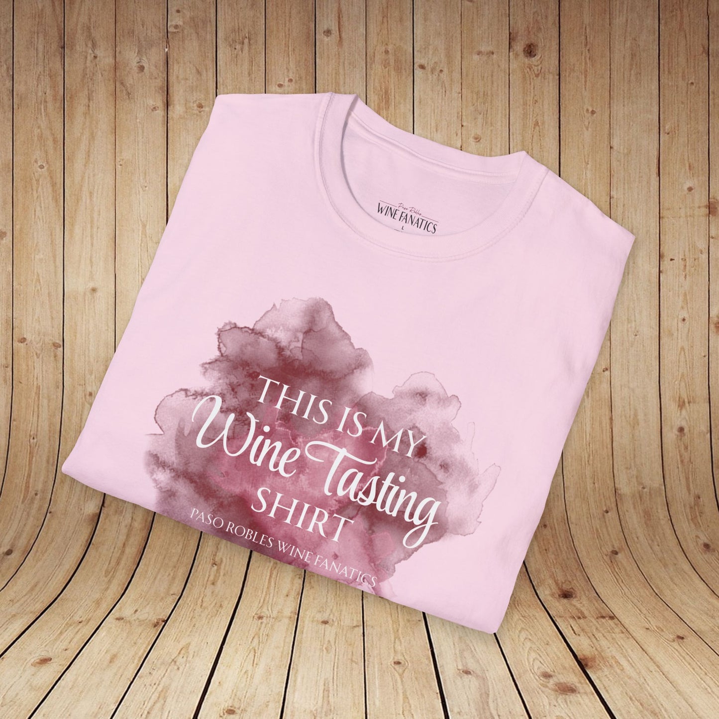 This Is My Wine Tasting Shirt (stain) Unisex Softstyle T-Shirt