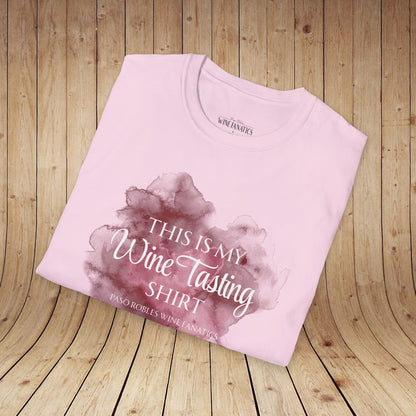 This Is My Wine Tasting Shirt (stain) Unisex Softstyle T-Shirt