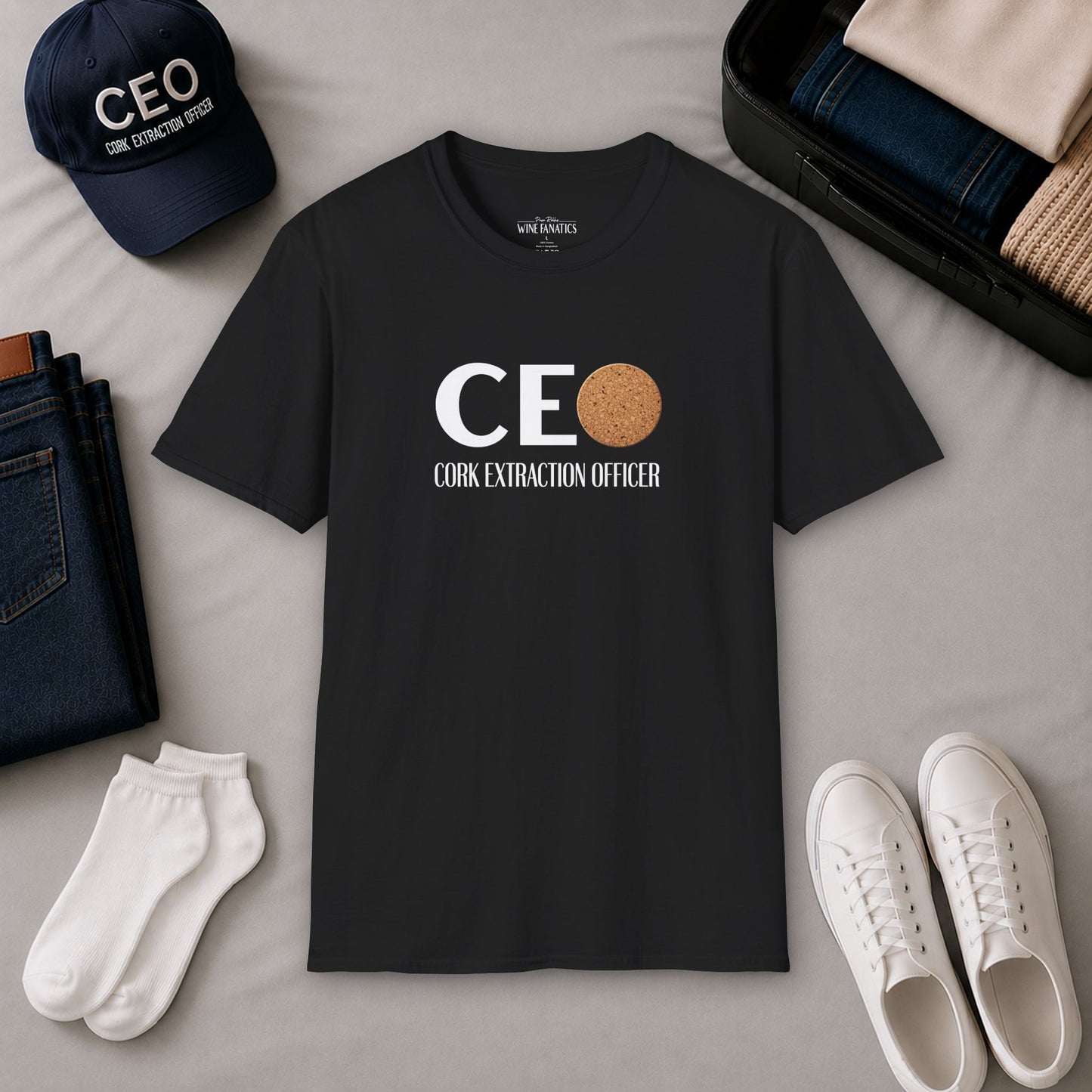 CEO Cork Extraction Officer Unisex Softstyle T-Shirt