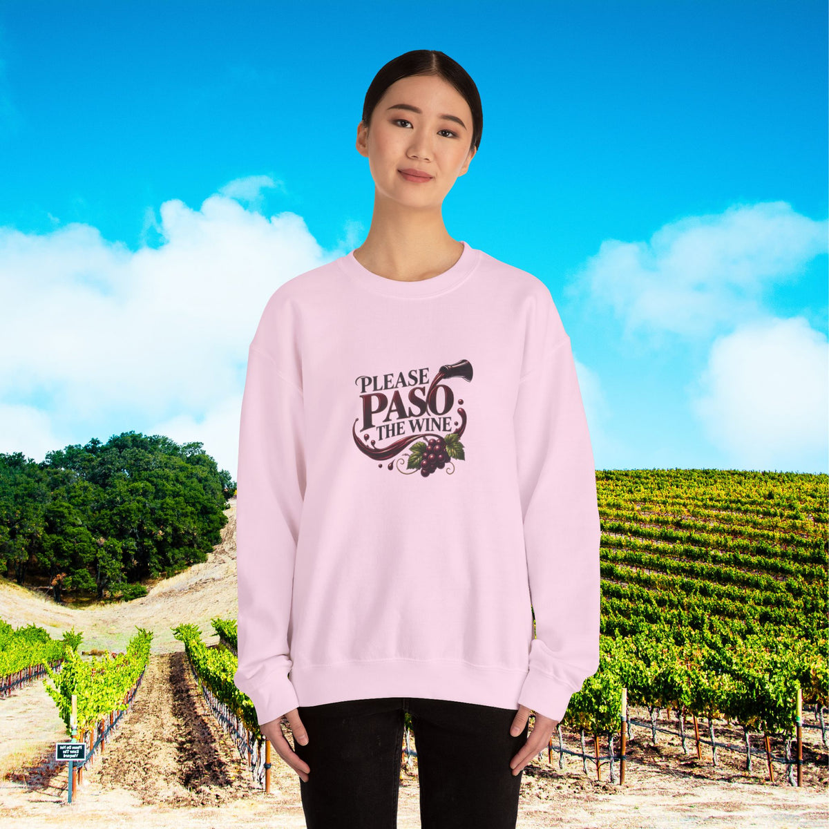 Please Paso The Wine Sweatshirt