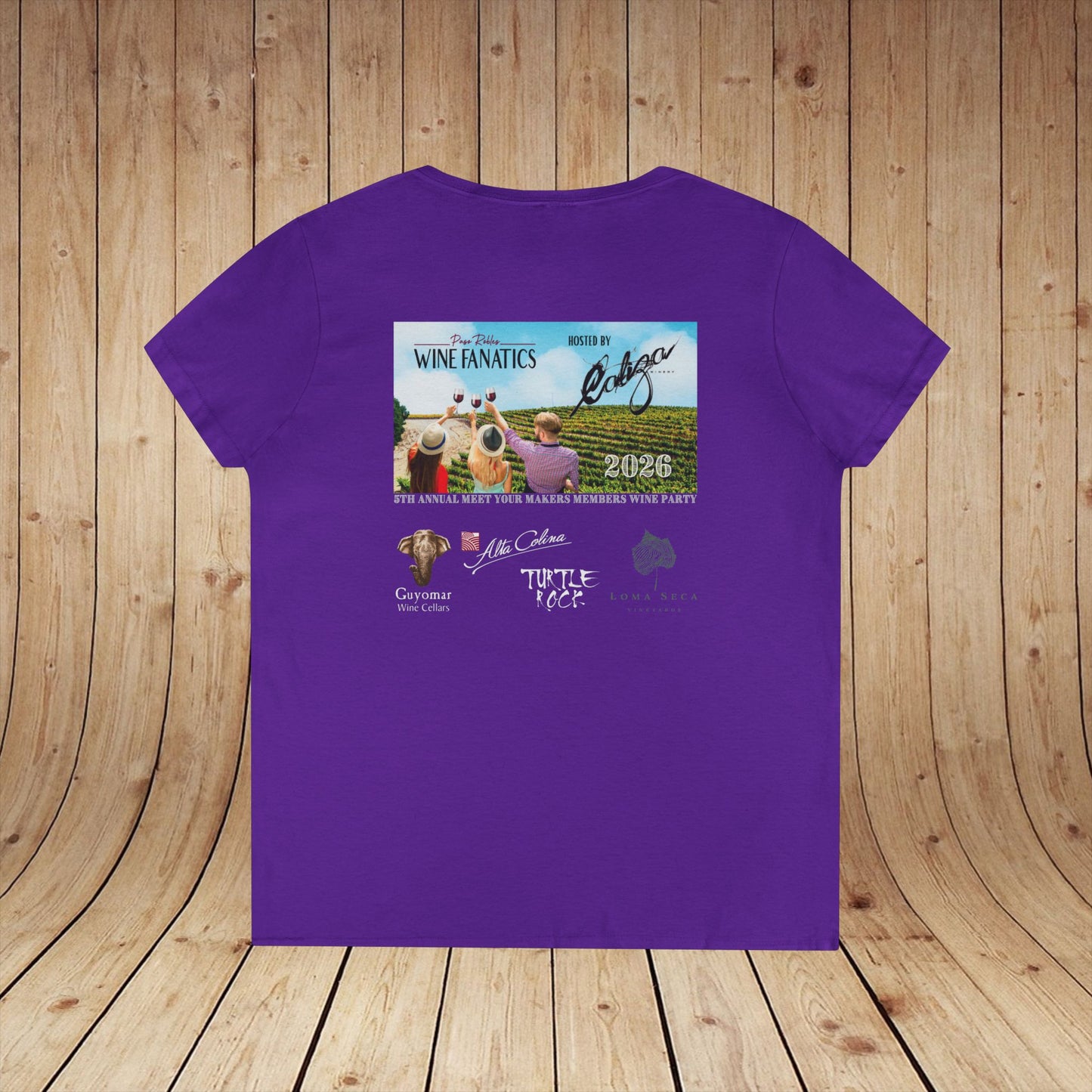 PRWF 2026 Commemorative Meet Your Makers Party Ladies V-Neck Tee