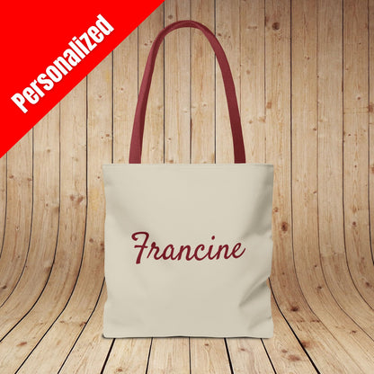 WTF Wine Time Finally Personalized Tote Bag
