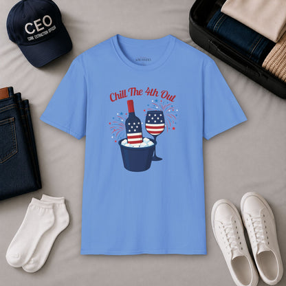 Chill The 4th Out Unisex Softstyle T-Shirt