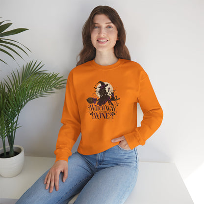 Witch Way To The Wine Sweatshirt