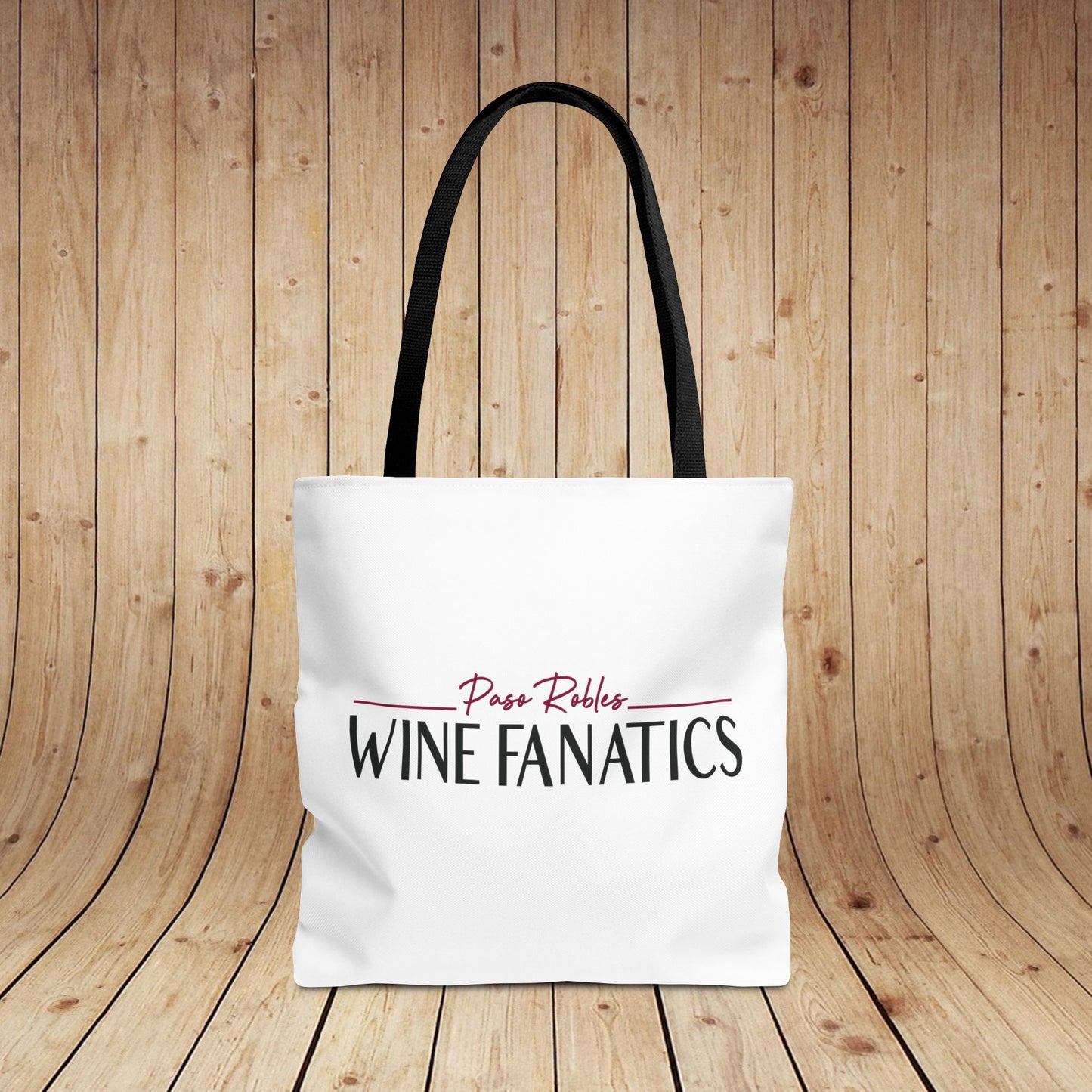 Paso Robles Wine Fanatics Logo Tote Bag