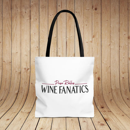 Paso Robles Wine Fanatics Logo Tote Bag