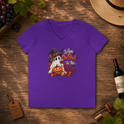 I Am One Sheet To The Wine Ladies V-Neck T-Shirt