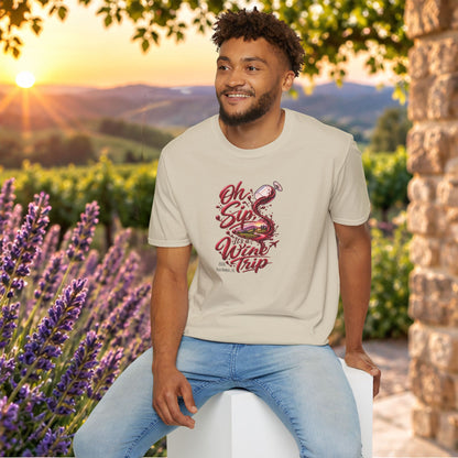 Oh Sip It's A Wine Trip Personalized Crewneck Tee