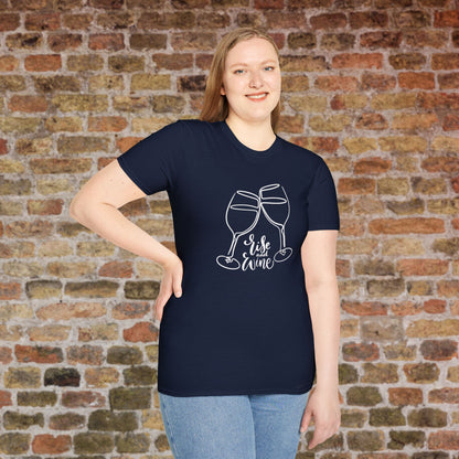 Rise & Wine Crewneck Tee