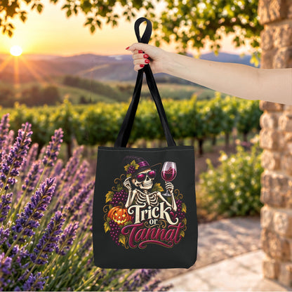 Trick Or Tannat Personalized Tote Bag