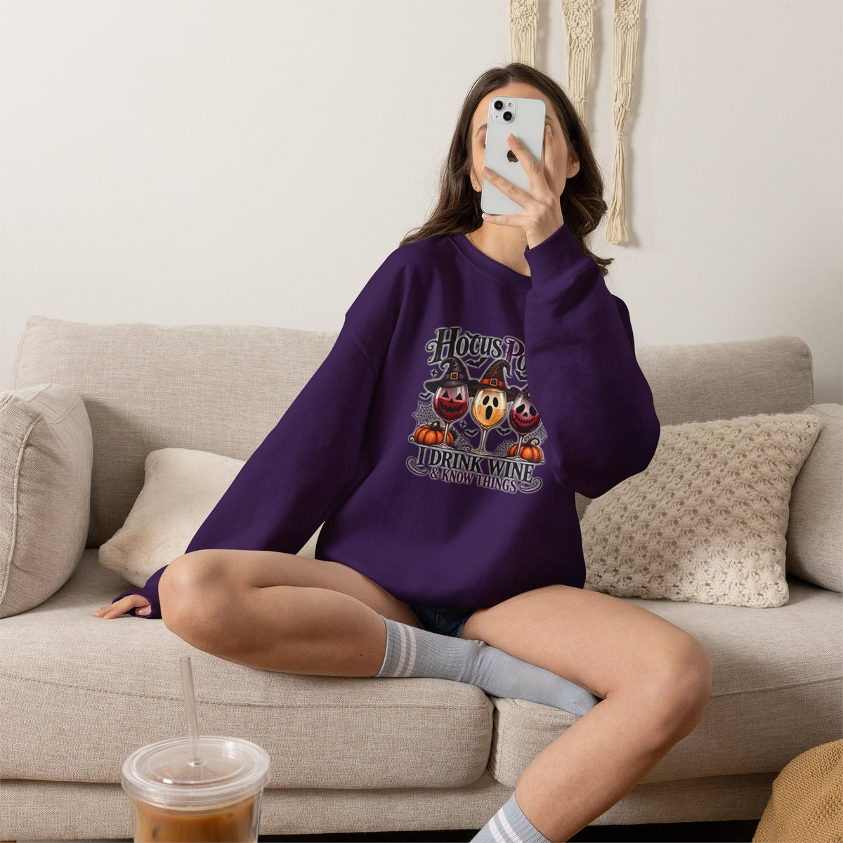 Hocus Pocus I Drink Wine & Know Things Sweatshirt