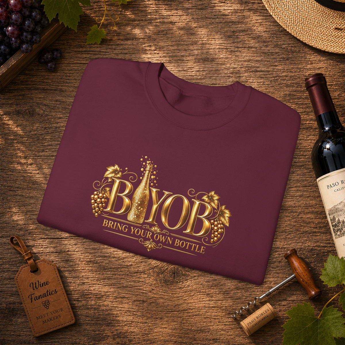 BYOB Bring Your Own Bottle Sweatshirt
