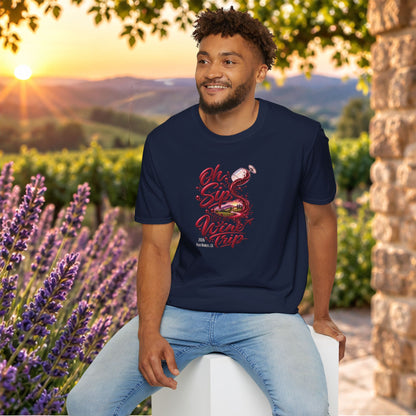 Oh Sip It's A Wine Trip Personalized Crewneck Tee