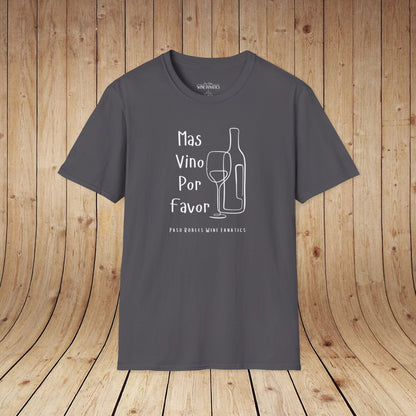 Mas Vino Por Favor Unisex Softstyle T-Shirt