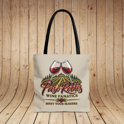 A Toast To Paso Robles Wine Fanatics Personalized Tote Bag