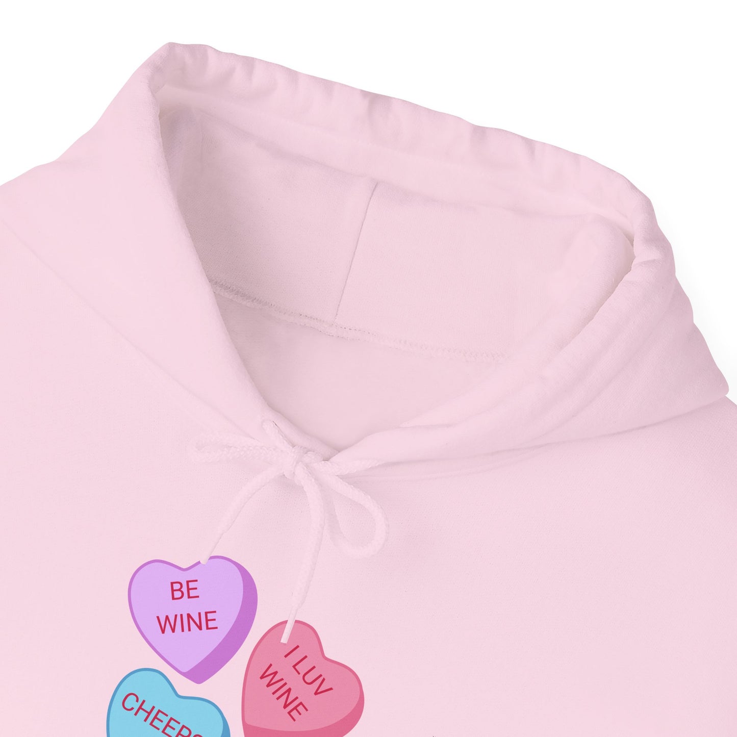 Wine Conversation Hearts Hoodie
