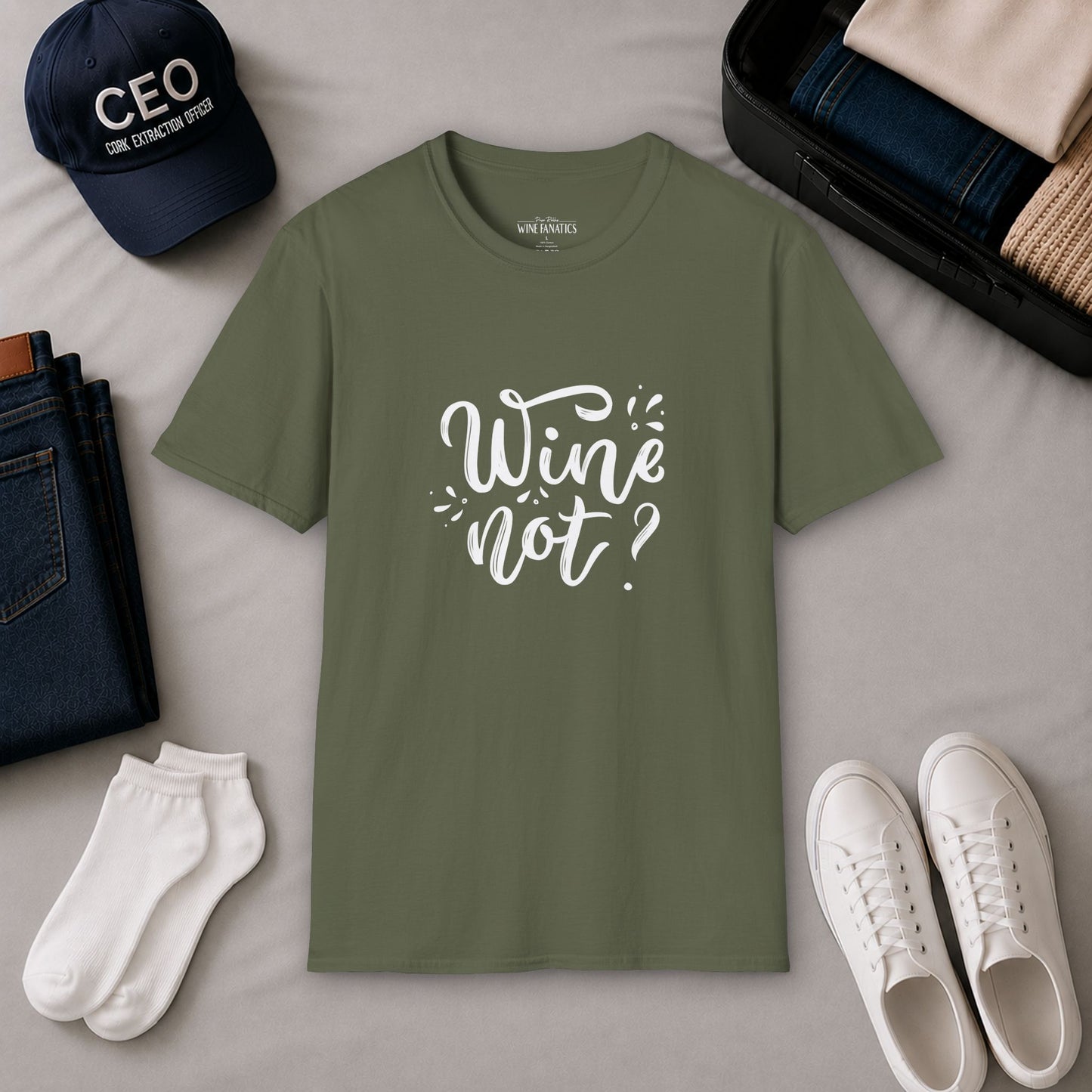 Wine Not? Crewneck Tee