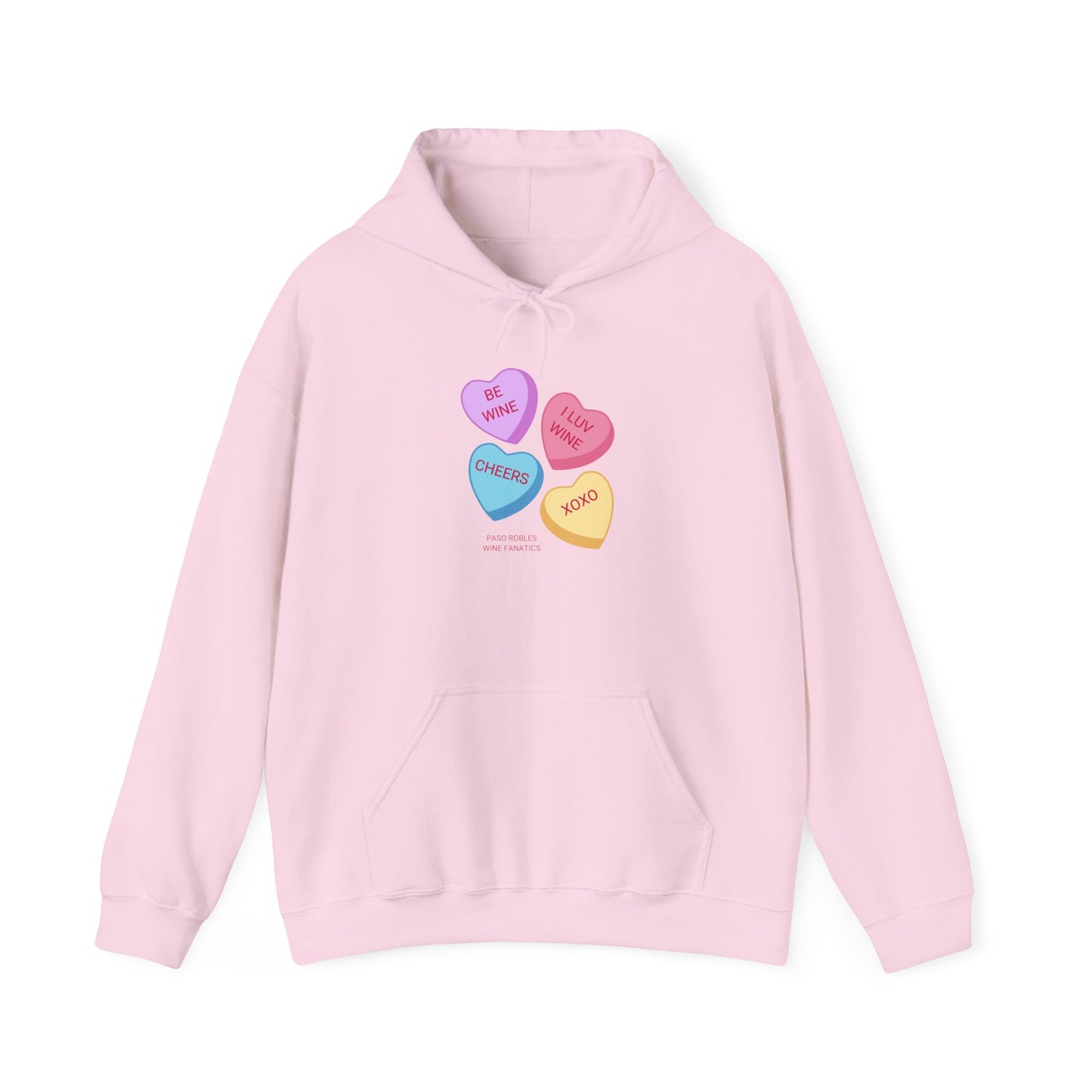 Wine Conversation Hearts Hoodie