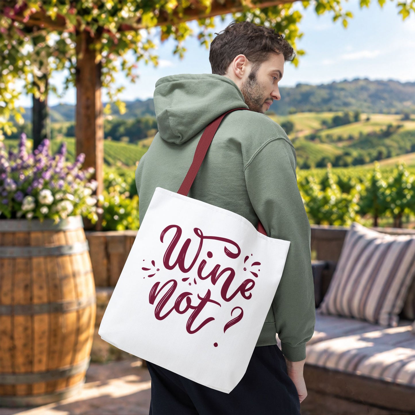 Copy of Wine Not? Tote Bag