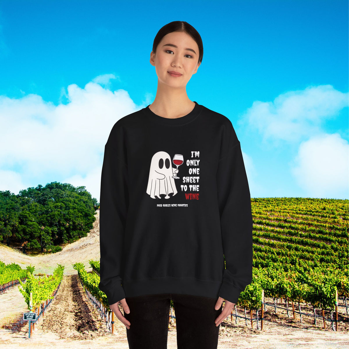One Sheet To The Wine Sweatshirt