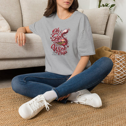 Oh Sip It's A Wine Trip Personalized Crewneck Tee